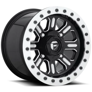 Fuel UTV – D910 HARDLINE BEADLOCK – Black – 15″x10″ 25mm – Summer Wheels – D9101500A564